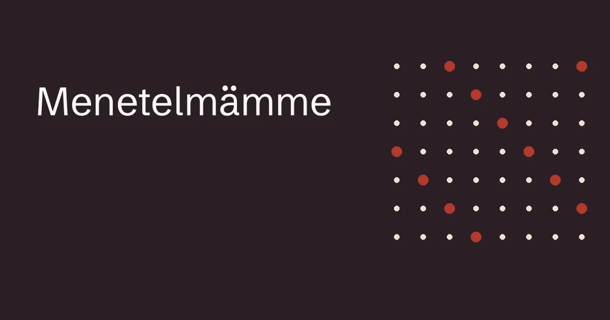 Menetelmämme